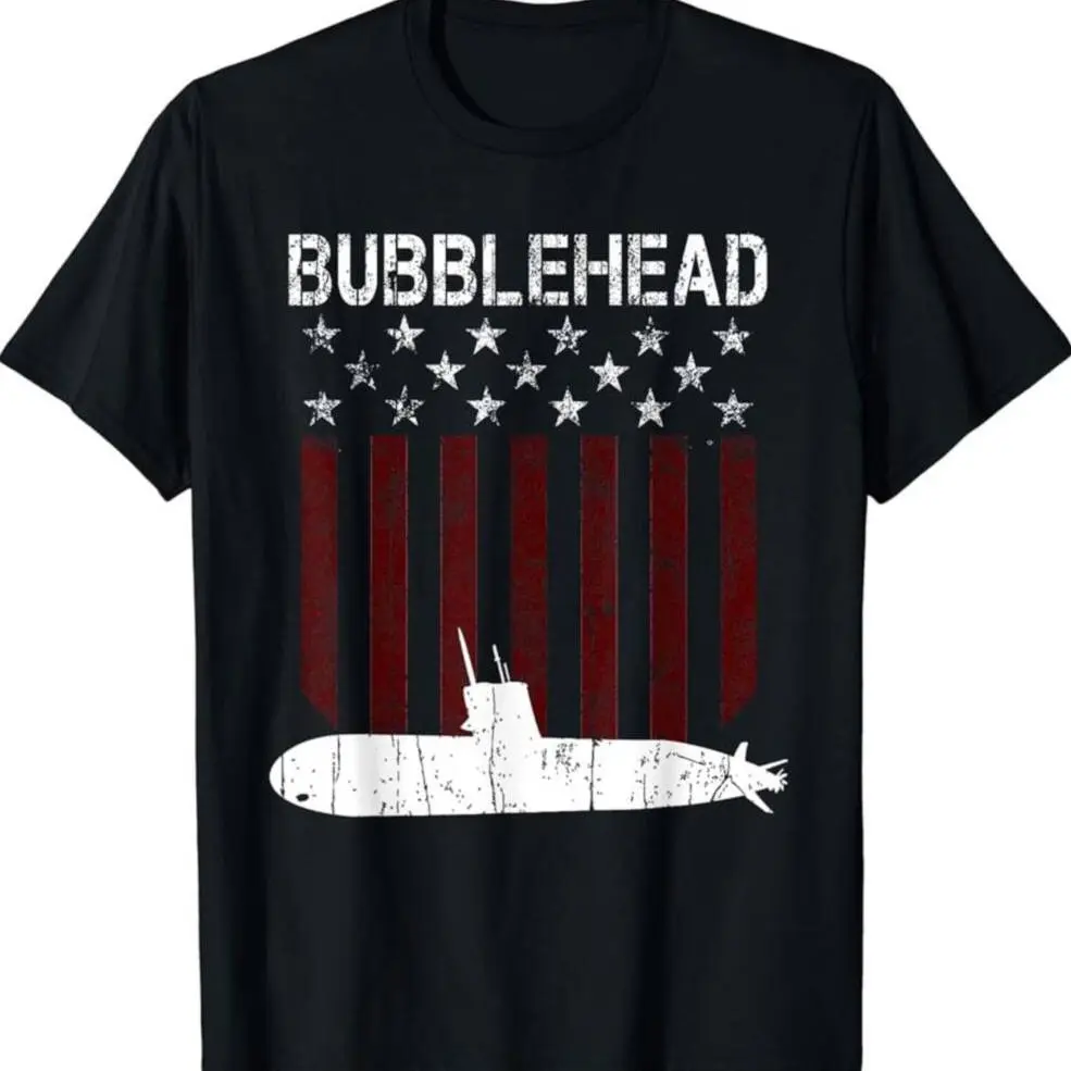Bubblehead Submarine Veteran American Submariner T-shirt