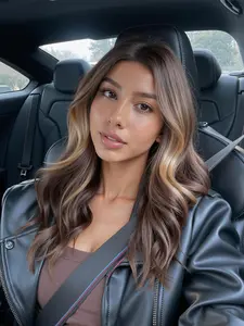 Women's Medium Length Curly Synthetic Wig, Heat Resistant Daily Wear, Perfect for Music Festivals & Parties, All-Season Stylish Hairpiece