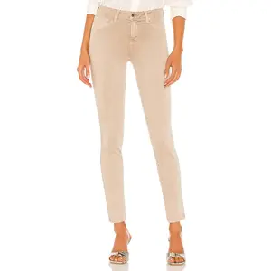 L'AGENCE Marguerite High Rise Skinny Jeans in Biscuit