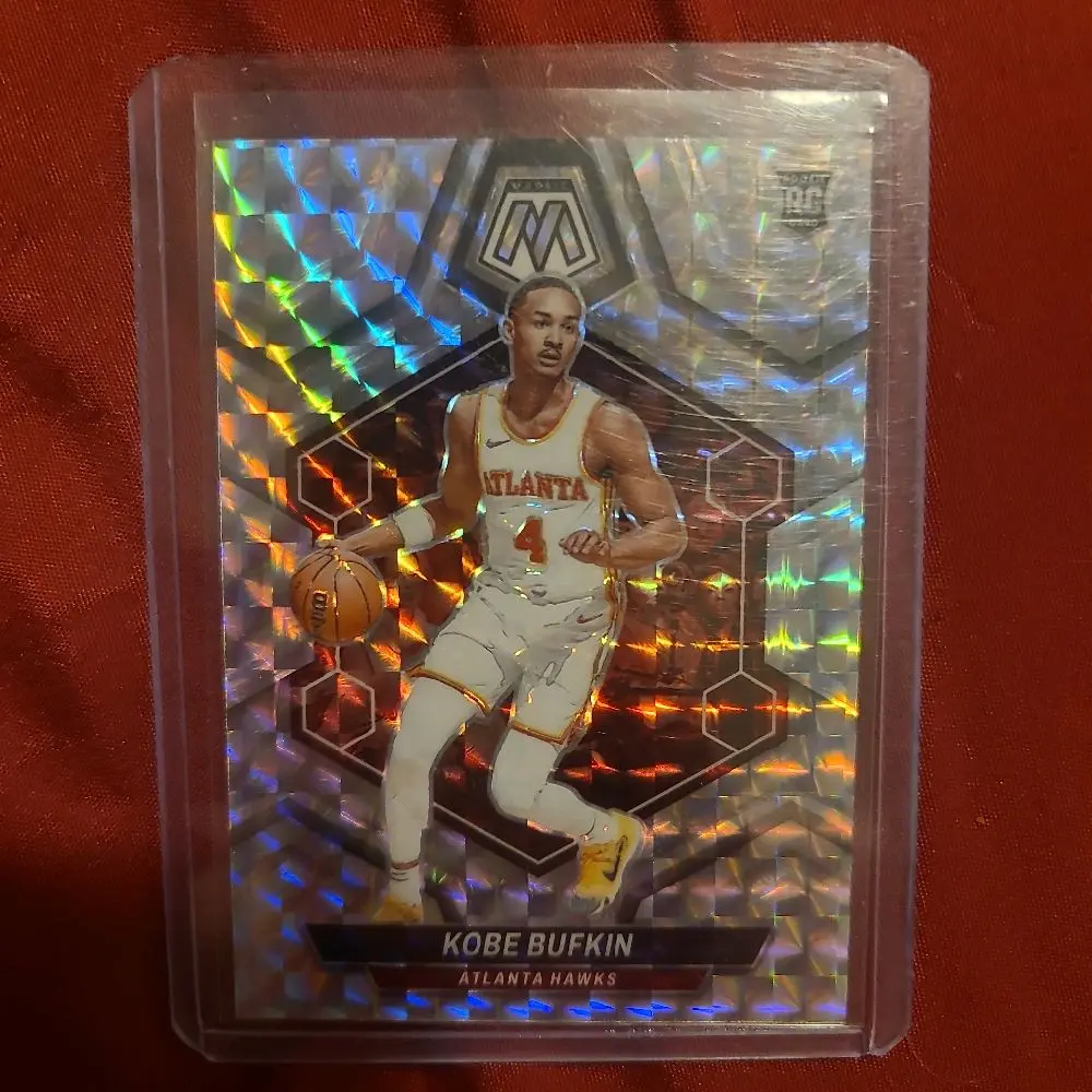 Kobe Burfin Panini Mosaic Rookie Card - Atlanta Hawks Basketball Trading Card