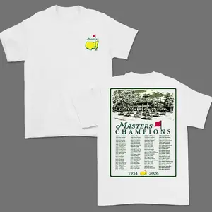 2026 Masters Tournament Augusta T-shirt, 90th Masters Champions T-shirt, Masters Golf T-shirt, The Masters Golf Cup Tee For Men, For Men For Women, Vintage Unisex Cotton Apparel, Masters Tournament T Shirt