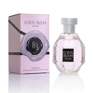 Urban Collection Floral Bloom Eau De Parfum for Women 100ml Oriental Floral Fragrance with Bergamot Jasmine Vanilla in Elegant Paper Box