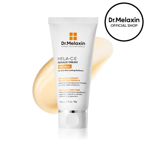 [Dr.Melaxin Official] Mela-C·E Ferulic Cream Retinal | Vitamin C E Ferulic + Retinal Anti Aging Face Cream | Brightening Firming 80g