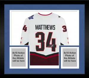 Framed Auston Matthews Toronto Maple Leafs Autographed 2022 NHL All-Star Game White Fanatics Breakaway Jersey - Fanatics Authentic Certified