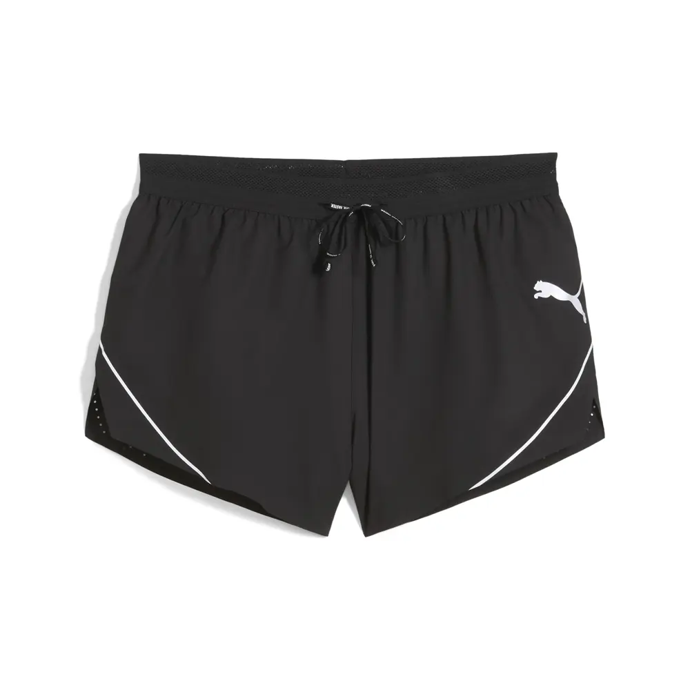 PUMA Mens Raceday Ultraweave Split 3 Inch Shorts Casual Bottoms Casual - Black PUMA Mens Raceday Ultraweave Split 3 Inch Shorts Casual Bottoms Casual - Black
