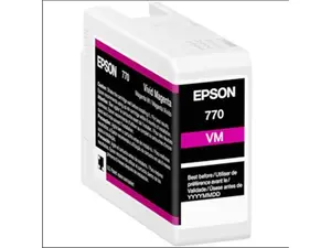 Epson UltraChrome PRO 770 Original Inkjet Ink Cartridge - Vivid Magenta Pack Model T770320
