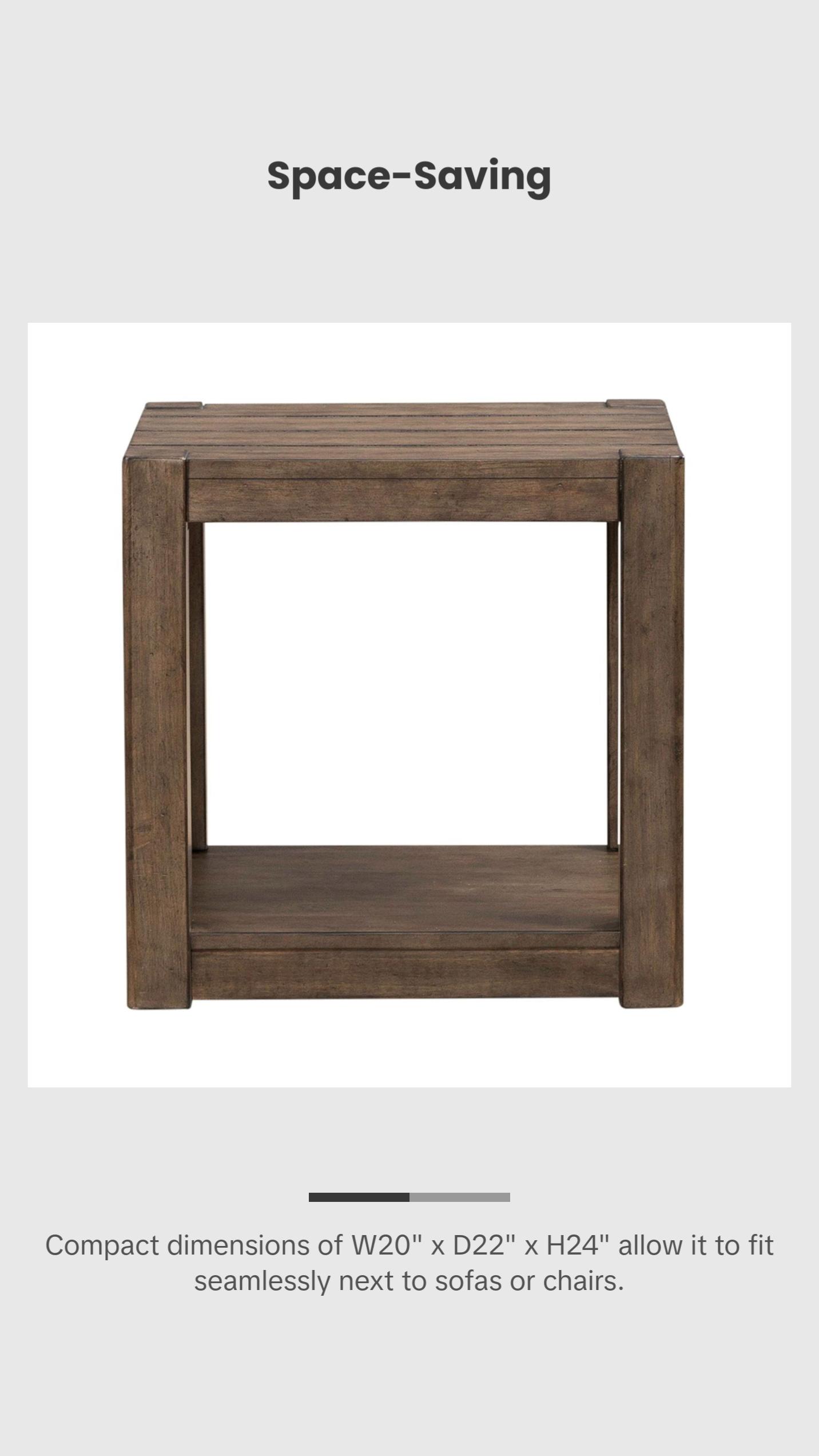 Summit Square Chairside Table