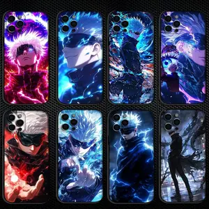 Anime Sorcerer Iconic Moments Phone Case for iPhone Series, Classic Anime Design Shockproof Matte Protective Cover for iPhone 17 16 15 14 13 12 11 Pro Max Air