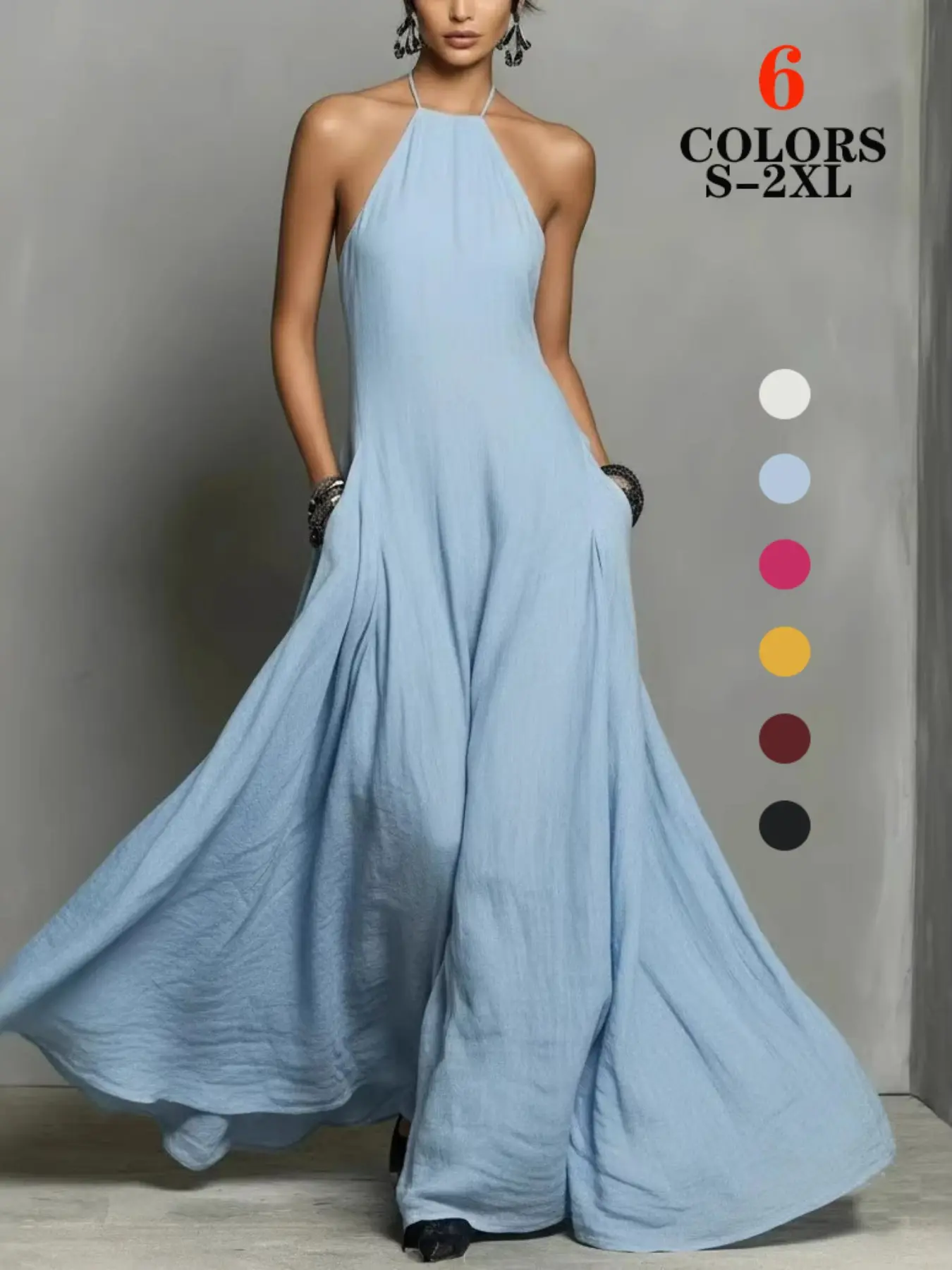 scoop neck a-line dress Romantic Scoop-Neck Embroidered A-Line Wedding Dress With Open Back main image 1