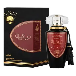 Lattafa Mohra Perfume 100ml - Extra Long Lasting Luxury Eau De Parfume with Saffron, Blood Orange, Lavender, Bergamot, Black Pepper, Rose & Cashmeran