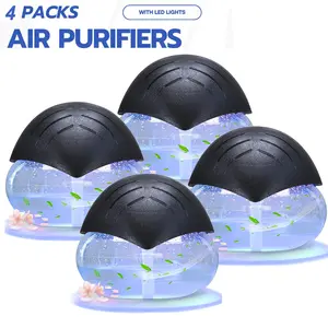 Air Purifier Water Filter Air Cleaner For Home  Aromatizer With LED Night Light For Smoke & Pets Aromatic Fragrance Machine, allergy, odor eliminator outdoorfun