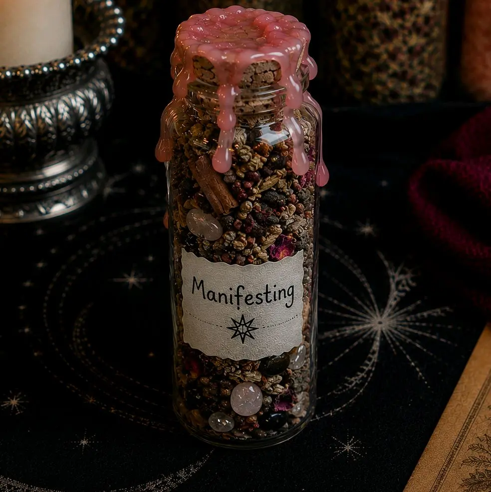 Manifesting Spell Jar Manifest Anything & Everything Bottles 1oz Updated