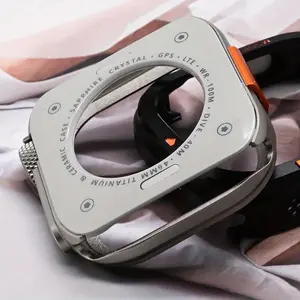 metallic Watch Case, Smart Watch Protective Case, Cover, Watch Protector Accessories Compatible with Apple Watch Ultra 2 49mm 10 46mm, Wearable, Waterproof Protector