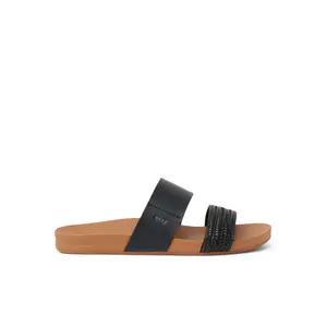 Cushion Vista Black Braid | Lightweight Two Strap Women's Sandal | REEF Sandals