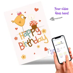 Video Greeting Card with AR*: Customize with Personal Video