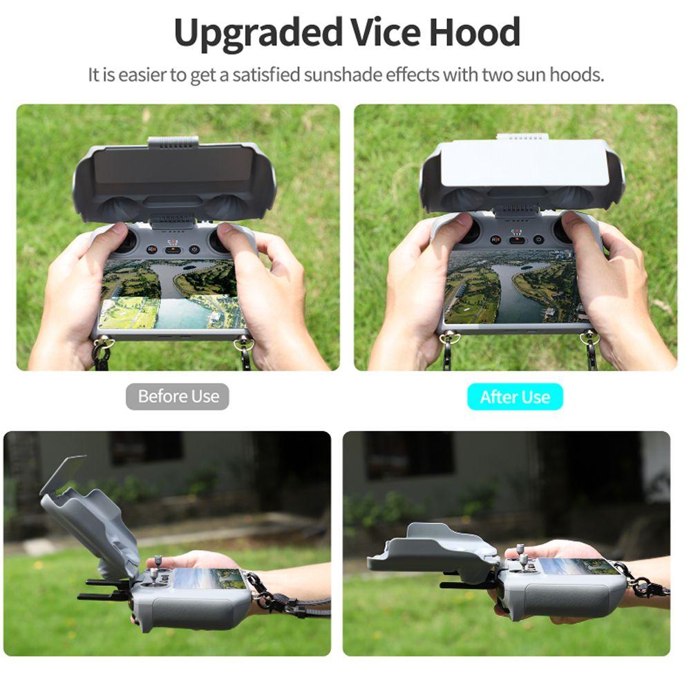 Screen Protector Shell For DJI RC/RC 2 Remote Control Sunshade Silicone Protection Case For DJI Mini 5 Pro/Neo/Mini 4 Pro/Air 3