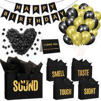 Birthday Decorations(Black Gold)