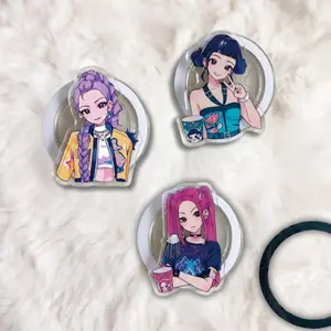 Cute Kpop Phone Grip, KawaiiCharacter Phone Accessories, Cartoon Magnetic Grip, Gift For Kpop Fan Girls - Fan Boys,
