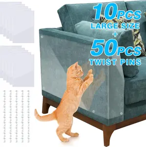 Furniture Protectors for Cats - 10 Pack Scratch Guards to Protect your Furniture