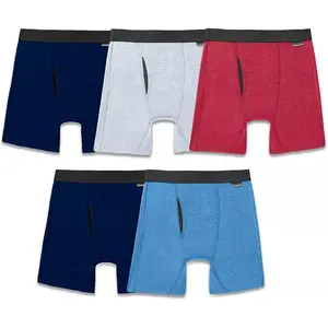 Fruit Of The Loom Mens Signature Essentials 5 Pack True Comfort Boxer Briefs