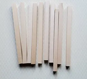 Dollhouse Miniature Wood Posts Beams 3/8" x 3/8" x 6" x10 Pieces Model Building
