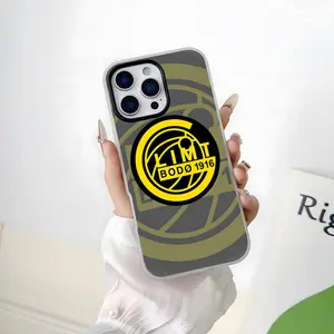 FK Bodo Glimt Phone Case Custom 2-in-1 Phone Case with Card Slot, Anti-Drop No Fingerprint HD Personalized Print Protective Cover for Smart Phone