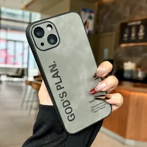 Phone case for iPhone 17 Pro Max 16 Plus 15 14 13 12 11 XR XS GOD'S PLAN Pattern Full Body Protection Anti-Scratch PC Smartphone Cover.iphone 17 case/iphone 16 case/15 case/15 promax case/14 case/13 case.