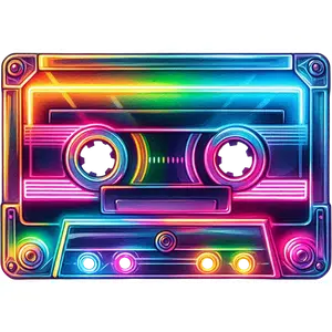 DTF Transfer – IM Retro Tape Multi Sizes