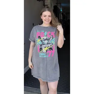 Rock N Roll Graphic Dress