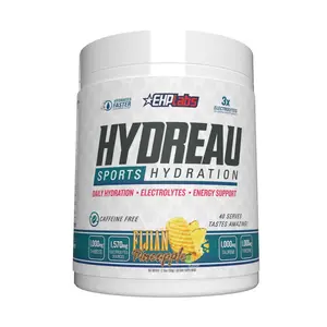 EHPlabs Hydreau Sports Hydration 40 Serves ｜Electrolytes Coconut Water Magnesium Recovery Vitamin Beverage Energy Drink Mix Natural