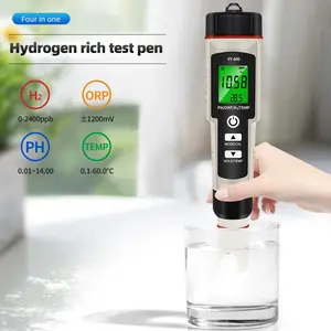 Portable 4-in-1 Hydrogen-Rich Water Quality Tester -pH, ORP, H2, Temperature