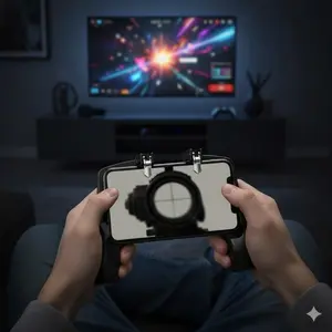 Upgrade Your Mobile Gaming: High-Sensitivity Controller for FPS Games. Ergonomic Design, Easy Aim & Precision Shooting. Compatible with iOS/Android. Boost Reaction Speed. Perfect for Popular Shooters.