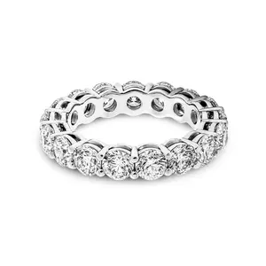 Elysia Round Lab Diamond Eternity Ring | 14kt