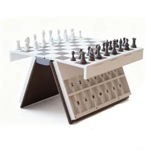 Fun Practical 3D Chess Book Set, Four-In-A-Row Board Game, Educational Desktop Game, Perfect for Holiday Parties and Family Gatherings