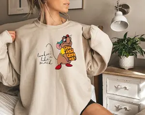 [Sale off up to 50%] Lookin' Like a Snack Sweatshirt,Gus Gus Cinderella Sweatshirt,Snack Lover Mouse Tee,Magic Kingdom,Funny Fat Rat Shirt Family Vacation