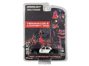 CHASE 1987 Chevrolet Caprice Metropolitan Police - Terminator 2: Judgment Day (Hollywood Series 29) Diecast 1:64 Scale Model - Greenlight 44890F