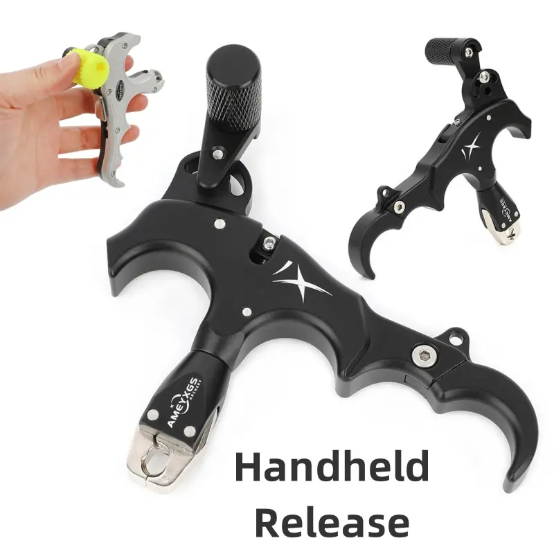 1pc Sturdy Compact Universal Archery Release Aid - Durable Material Handheld Release with Stable Grip, Quick Trigger Response, Easy Operation (10.5cm, 72.5g), Widely Applicable Archery Accessory for Outdoor Sports, Versatile Archery Accessory