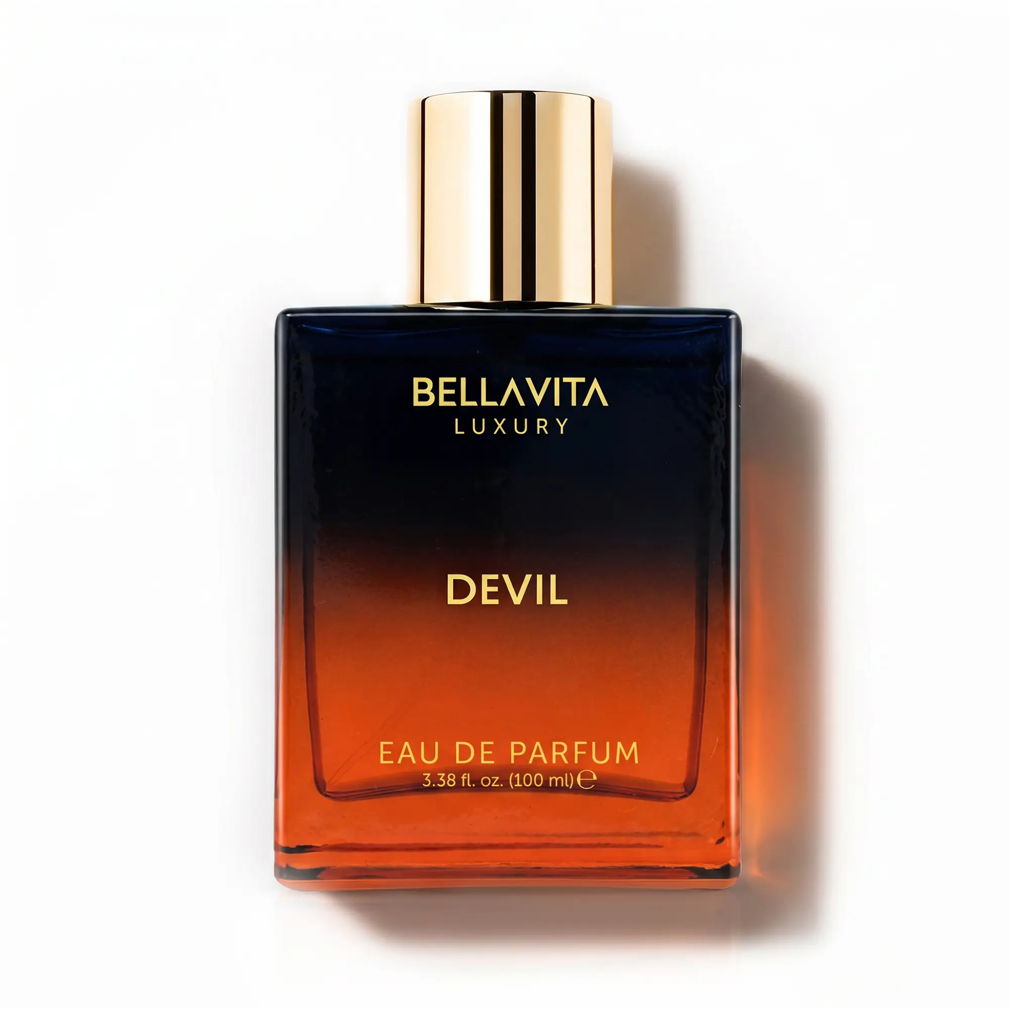 BellaVita Luxury’s Devil | Perfume for Men | Gourmand, Cedar, Vanilla & Musk | EDP | Woody, Spicy & Long-lasting | Premium Fragrance | 3.38 Fl.oz Aromatic Amberwood