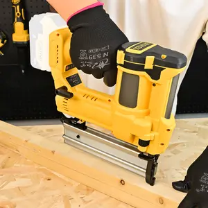 2-in-1 Cordless Brad Nailer & Stapler – Compatible with 20V Battery System, Perfect for Woodworking, DIY & Home Improvement Projects (Nails not included)