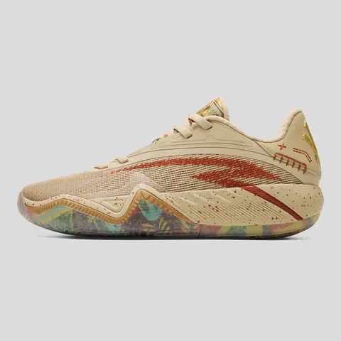 ANTA MEN KAI 3 Mastery Basketball Shoes Desert Pyramids Anti-Slip Rebound Sports Shoes Indoor Court Outdoor Court Team Practice Game Day Hoop Shoes Fall Training Kyrie Irving