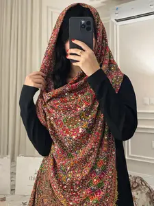 Heavy Mirror Work Shawl – 3 Designs