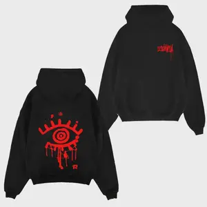 Fuerza Regida 111XPANTIA Red Design Mexicano Basic Comfort Cotton Pullover Unisex Hoodie 2 Sides For Fans