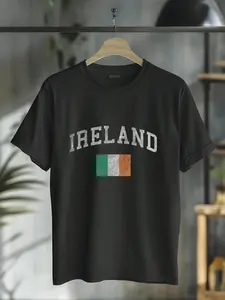 100% Cotton Retro Ireland Flag T-Shirt