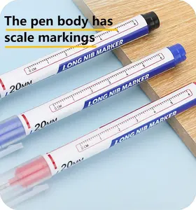 Long marker, waterproof marker, multi-purpose deep hole marker, suitable for metal, ceramic, glass, leather, film, tire inflation tool