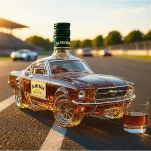 Cross-Border New Product Independent Station Hot-Selling Police Car Whiskey Bottle Mustang Whiskey Bottle