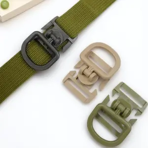 Multi-Use Tactical D-Ring Carabiner: 360° Swivel Clip for Hydration Hose, Elastic Cord Management. Perfect for Backpack Accessories, Outdoor Gear, Hiking Must-Haves, Camping Equipment & Tactical Organization.