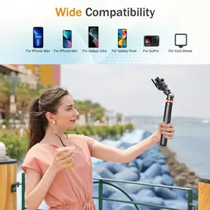 62" Phone Tripod with Remote for iPhone/Android and Selfie Stick - Solidest Cell Phone Tripod - Accessories, Cellphone