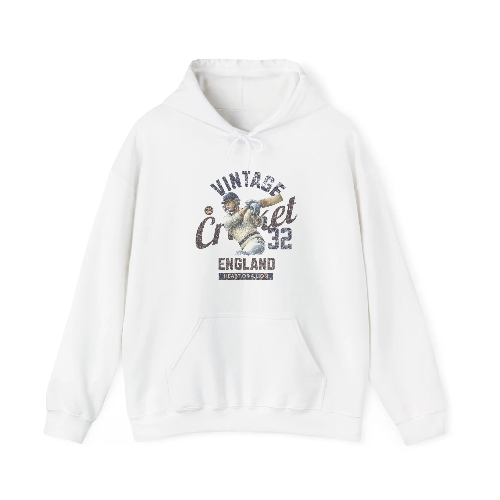 Vintage Cricket England: Unisex Heavy Blend™ Hooded Sweatshirt