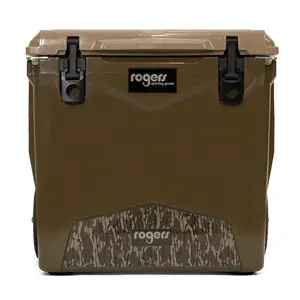Rogers Sporting Goods 45 Quart Rotomolded Bottomland Wheeled Cooler Rogers Sporting Goods 45 Quart Rotomolded Bottomland Wheeled Cooler
