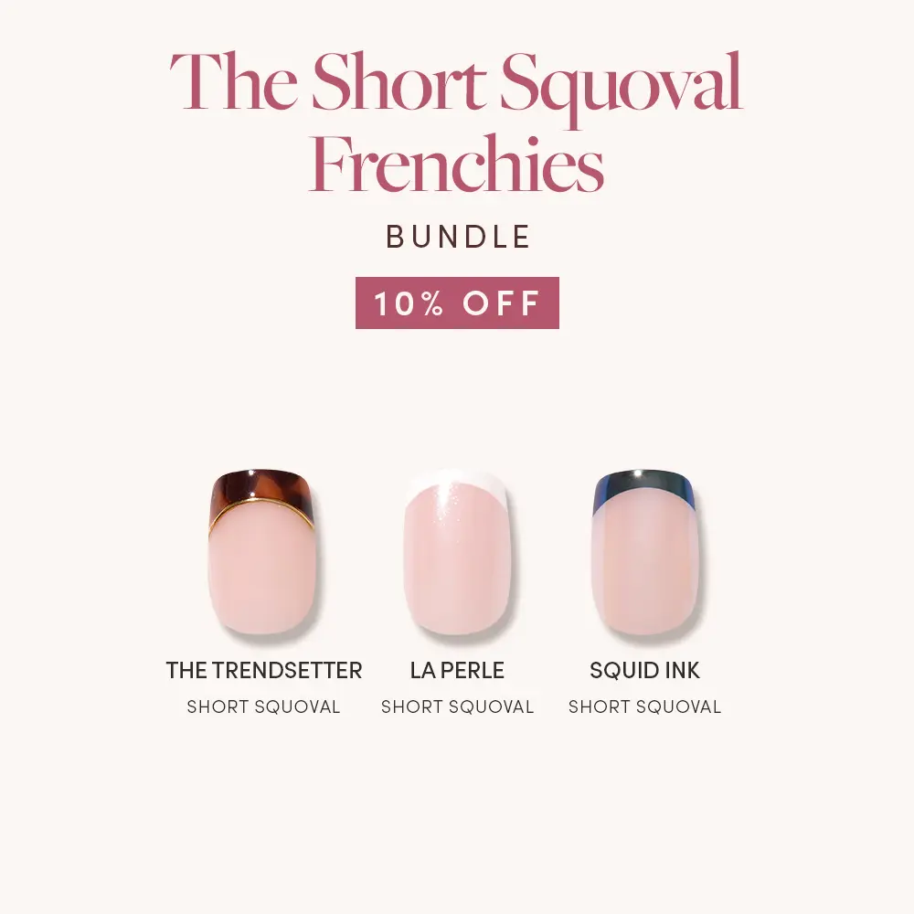 The Short Squoval Frenchies
